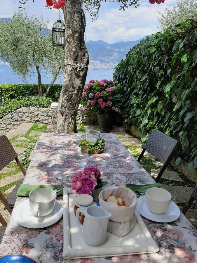 Villa Sul Lago Con Pontile Privato A Brenzone Sul Garda - Unique And Exclusive ภายนอก รูปภาพ